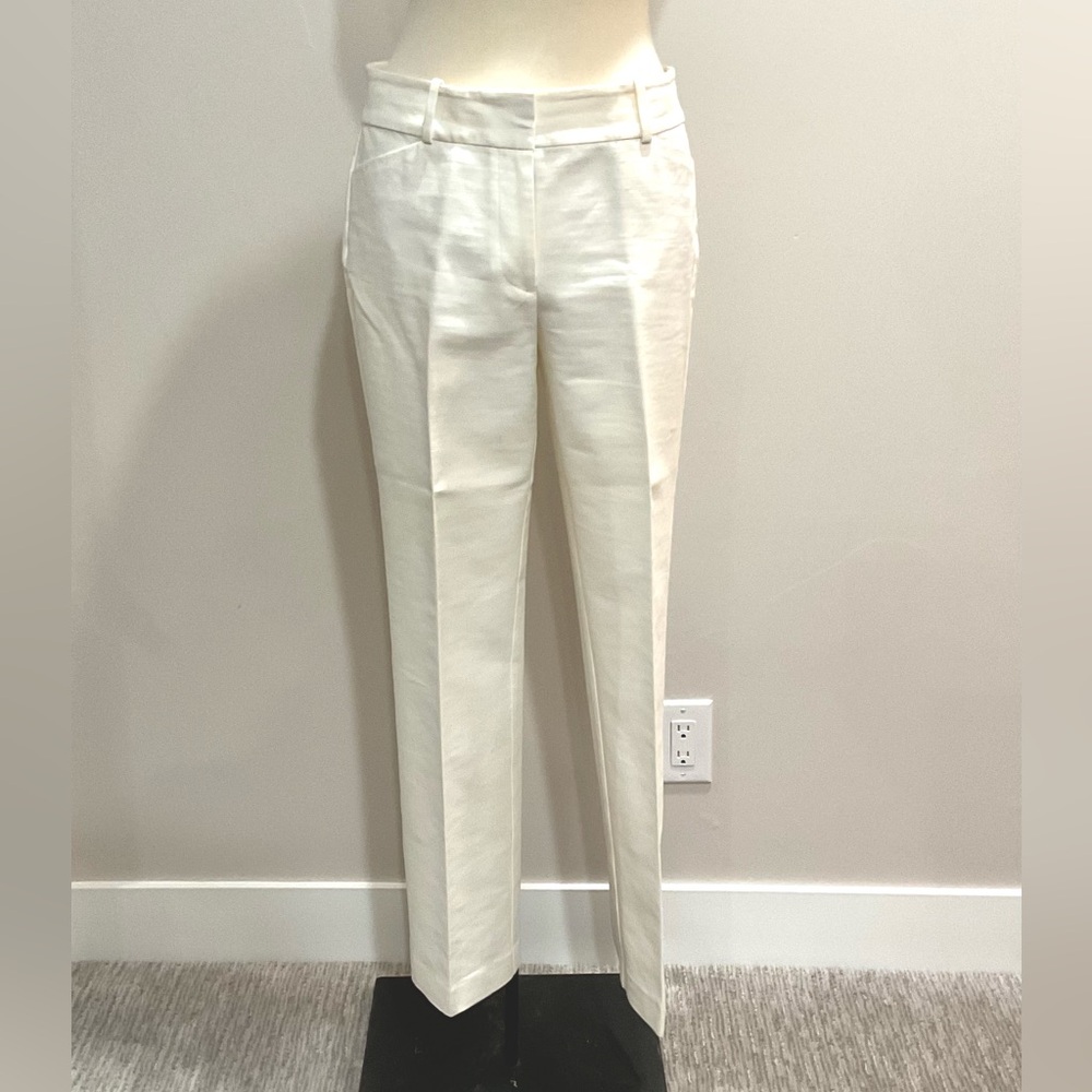 Ann Taylor Cream Dress Pants Curvy Size 6
